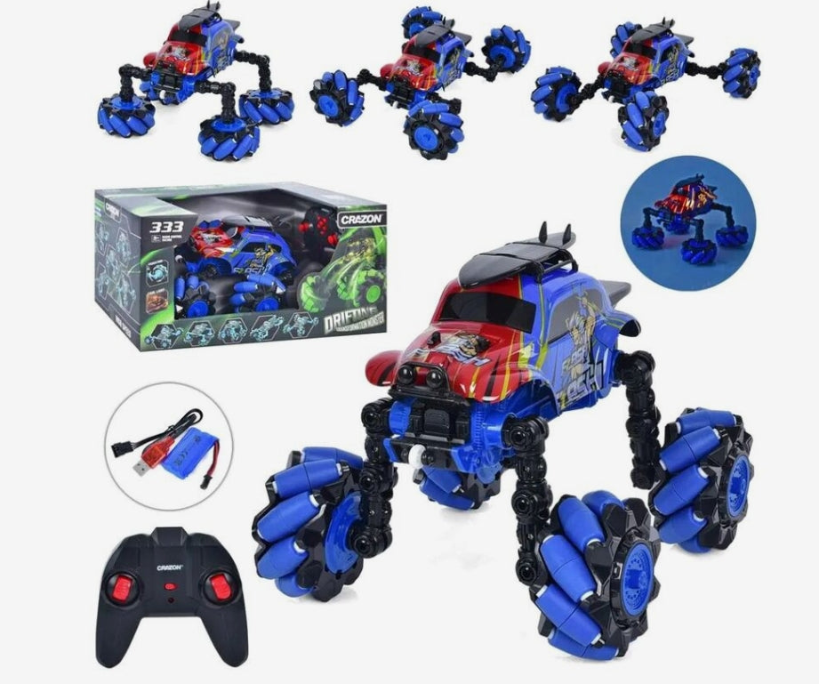 كرازون شاحنة عجلات انجراف قابلة للطي ريموت كنترول السيارات ريموت كنترول Crazon