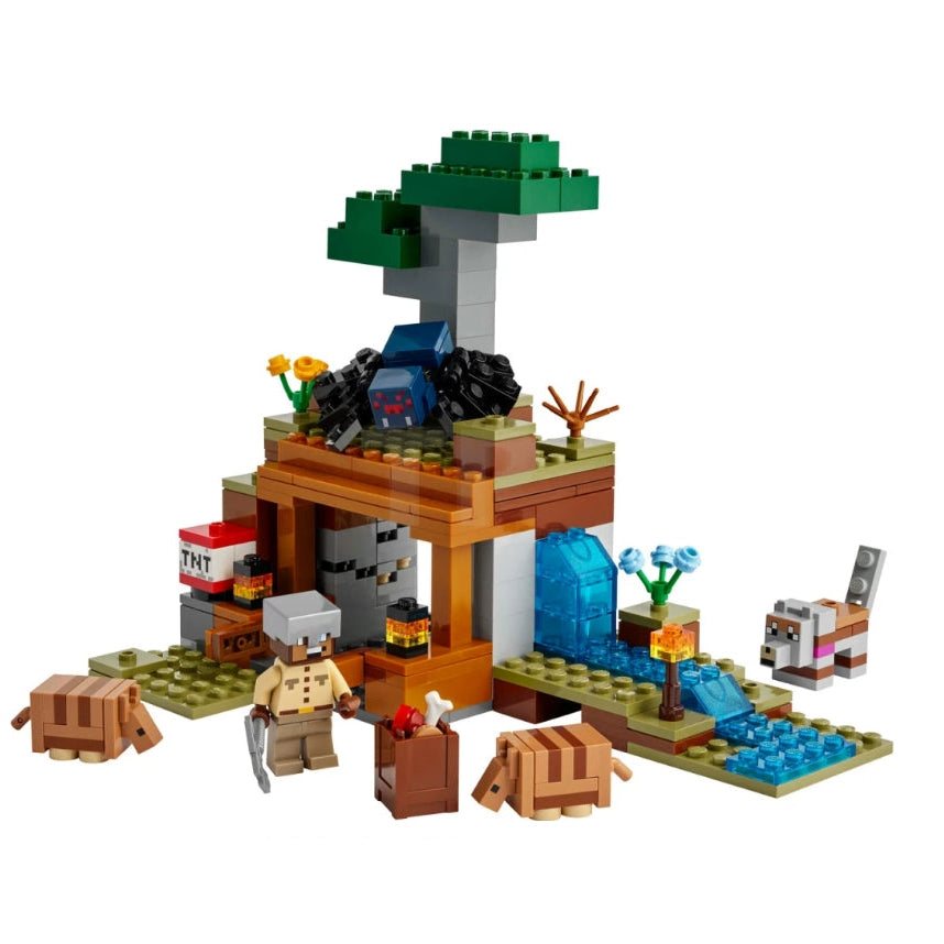 ليجو 21269 ماين كرافت رحلة استكشاف منجم المدرع مكعبات التركيب LEGO