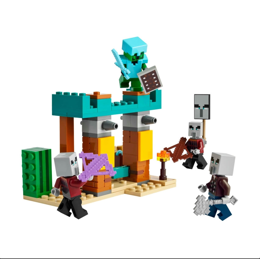 ليجو 21267 ماين كرافت دورية صحراء الوحش مكعبات التركيب LEGO