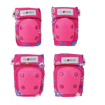 غلوبر واقيات الكوع والركبة زهري داكن اكسسوارات الدراجة GLOBBER