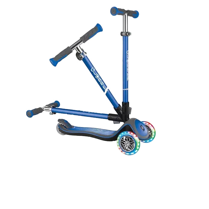 غلوبر سكوتر إليت 3 عجلات أزرق كحلي سكوتر 3 عجلات GLOBBER