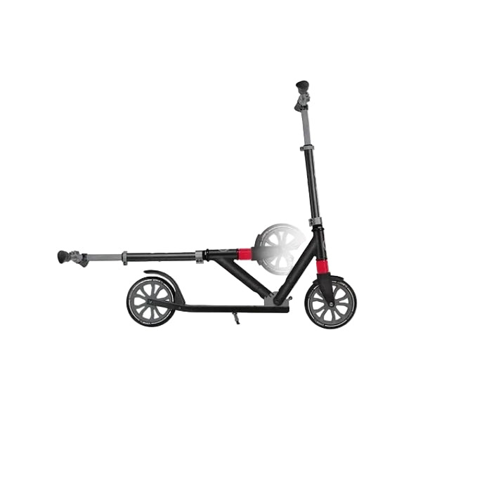 غلوبر سكوتر اي ذو العجلات الكبيرة رمادي مع أسود سكوتر عجلتين GLOBBER
