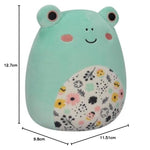سكويش مالوز دمية ضفدع فريتز الأخضر الالعاب القطنية Squishmallows