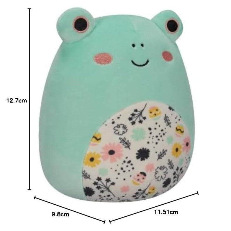 سكويش مالوز دمية ضفدع فريتز الأخضر الالعاب القطنية Squishmallows