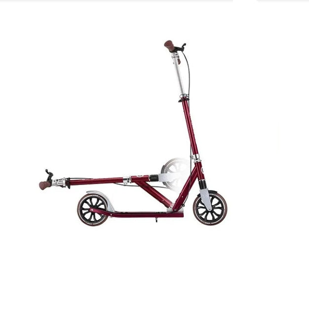 غلوبر سكوتر ون إن إل قابل للطي أحمر داكن سكوتر عجلتين GLOBBER