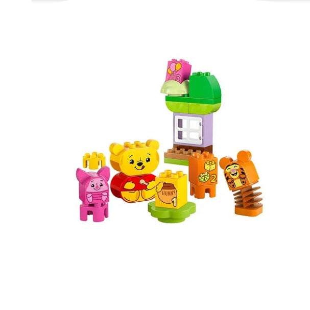 ليجو10457 دبلو حفلة عيد ميلاد وينى الدبدوب مكعبات التركيب LEGO