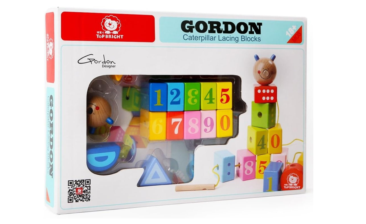 توب برايت لعبة مكعبات خشبية مواليد تفاعلي Top Bright