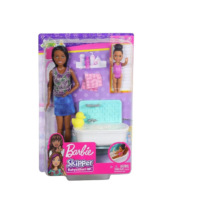 باربي دمية سكيبر جليسة الاطفال دمية مع اكسسوارات Barbie