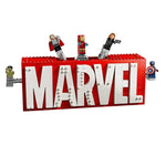 ليجو 76313 مارفل مجسم شعار مارفل مكعبات التركيب LEGO