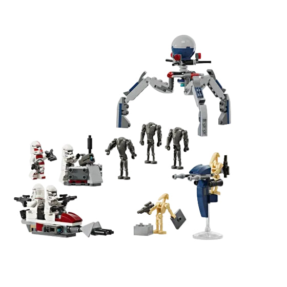 ليجو 75372 ستار وورز جندي مستنسخ روبوت قتالي مكعبات التركيب LEGO