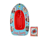 قارب كوكوميلون القابل للنفخ عوامات ومراتب CoComelon