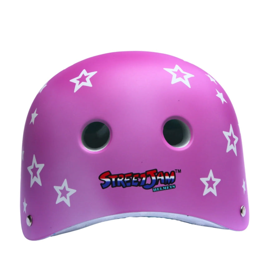 ستريت جام خوذه حماية أبيض و وردي اكسسوارات الدراجة Street Jam