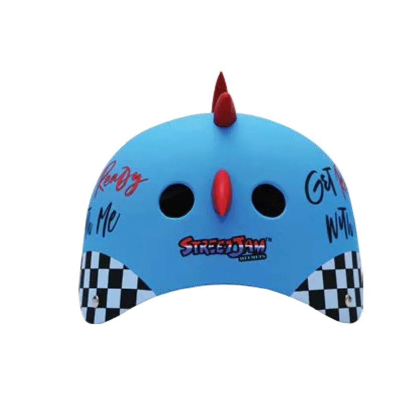 ستريت جام خوذه حماية سمكة القرش زرقاء اكسسوارات الدراجة Street Jam