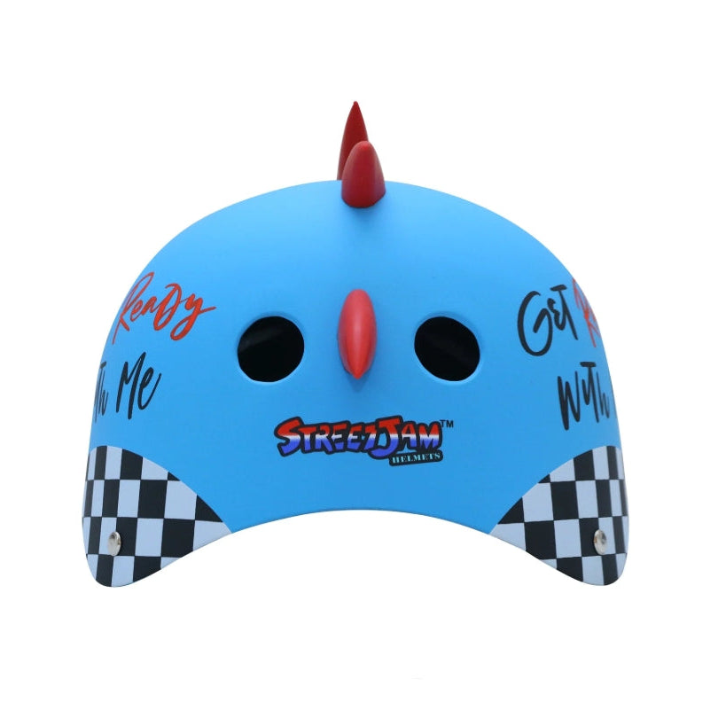 ستريت جام خوذه حماية سمكة القرش زرقاء اكسسوارات الدراجة Street Jam