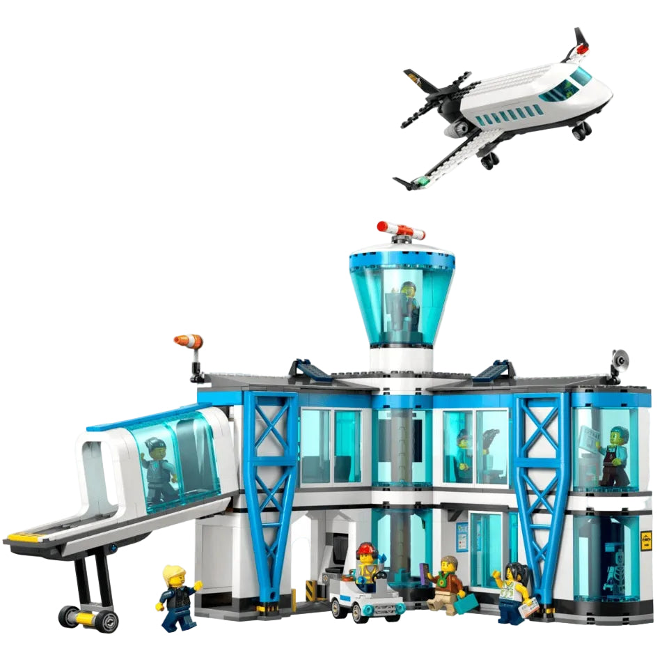 ليجو 60502 سيتي مطار به طائرة مكعبات التركيب LEGO