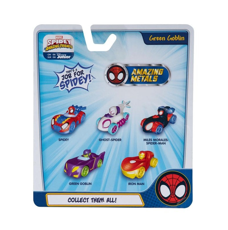 سبايدي سيارة سباق العفريت الأخضر مركبات الأطفال Marvel