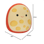 سكويش مالوز دمية الجبنة مانون 30 سم الالعاب القطنية Squishmallows