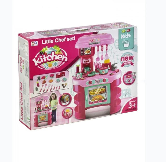 مطبخ ليتل شيف وردي ألعاب المطابخ LOCAL