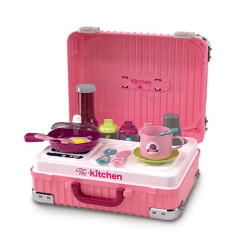 مجموعة المطبخ المتنقلة 3 في 1 ألعاب المطابخ LOCAL