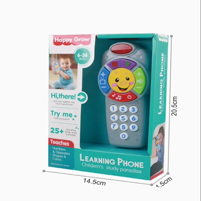 لعبة هاتف محمول تعليمي رمادي مواليد تفاعلي LOCAL