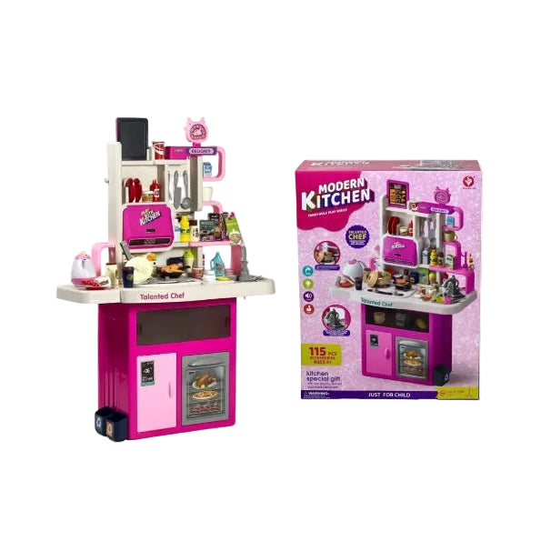 لعبة مطبخ اطفال مع ملحقات ألعاب المطابخ LOCAL