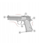 مسدس طلقات بلاستر جل مائي 22 سم متنوع مسدسات الماء LOCAL