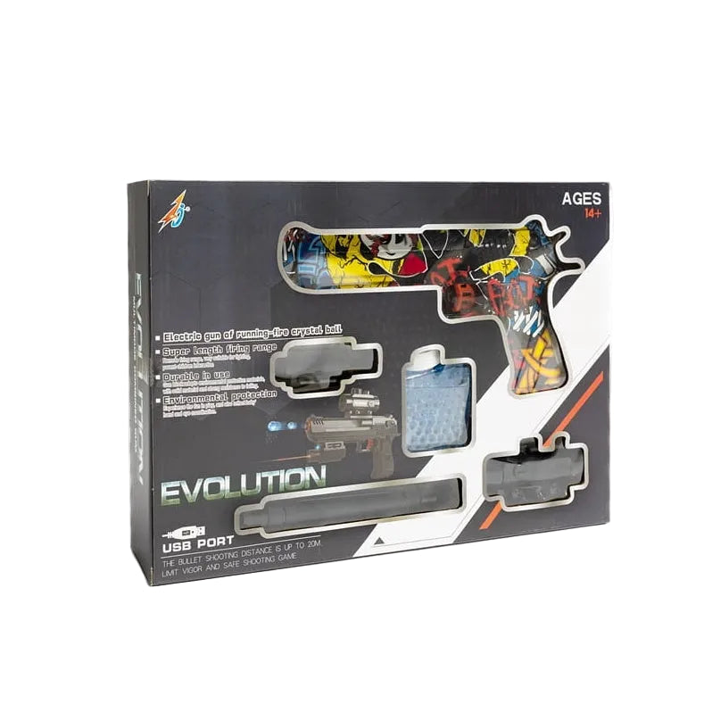 مسدس طلقات بلاستر جل مائي 22 سم متنوع مسدسات الماء LOCAL