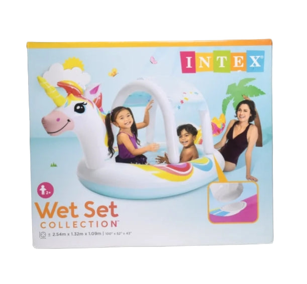 انتكس حوض سباحة يونيكورن المسابح الخارجية Intex