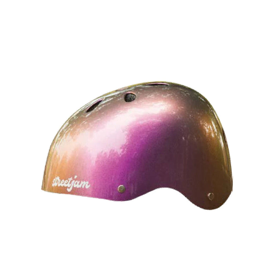 ستريت جام خوذه حماية كولور شيفترز ذهبي اكسسوارات الدراجة Street Jam
