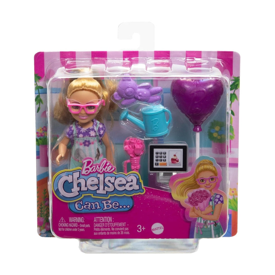 باربي دمى تشيلسي بائع الزهور دمية مع اكسسوارات Barbie