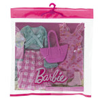 باربي عبوة من قطعتين من فستان زهري اكسسوارت الدمى Barbie