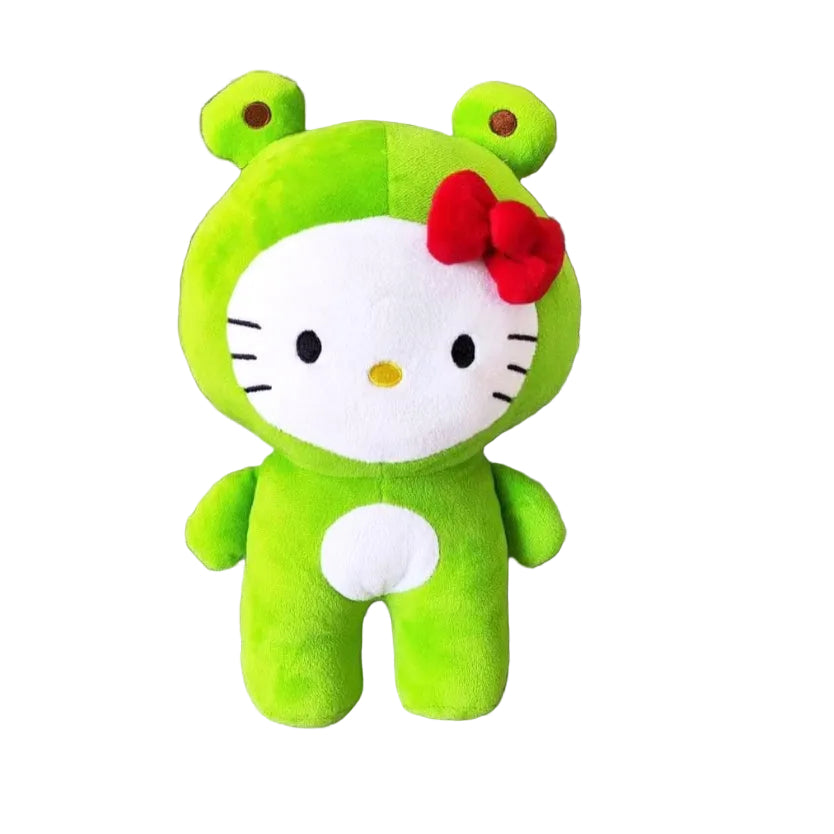 هيلو كيتي دمية الضفدع الانيق 20 سم الالعاب القطنية Hello Kitty
