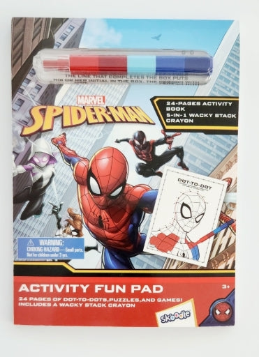 سكوديل لوحة أنشطة سبايدر مان رسم و تلوين Skoodle