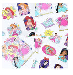 سكوديل ديزني برينسس ملصقات المضيئة في الظلام رسم و تلوين Skoodle