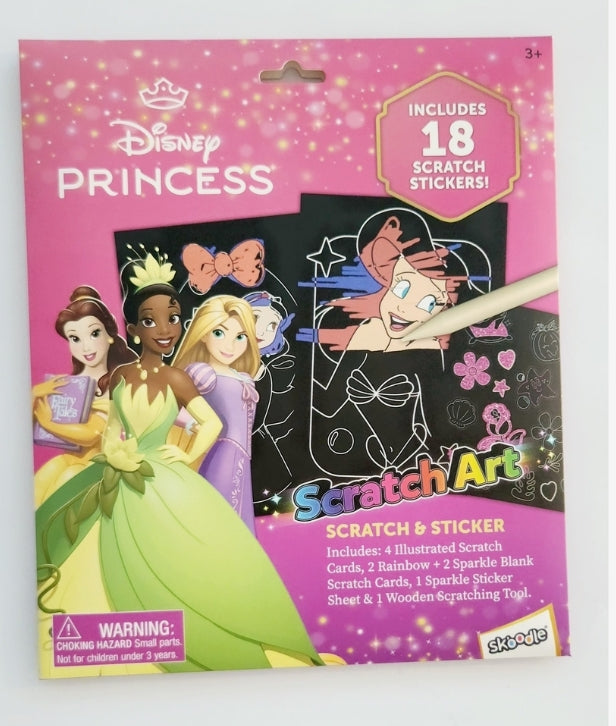 سكوديل سكراتش سكريبل أميرات ديزني رسم و تلوين Skoodle