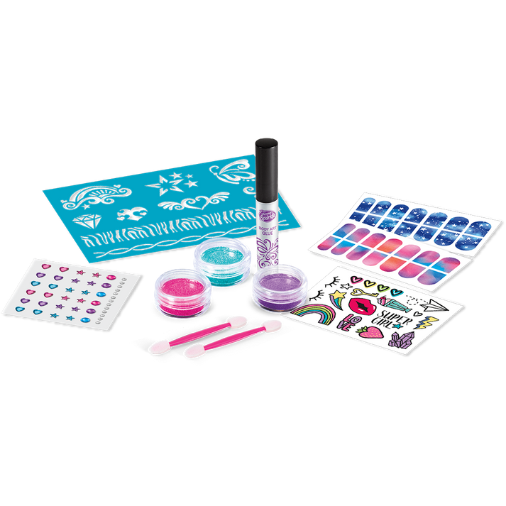 شيمر اند سباركل تاتو الجسم والأظافر اللامعة المكياج والتجميل Shimmer N Sparkle