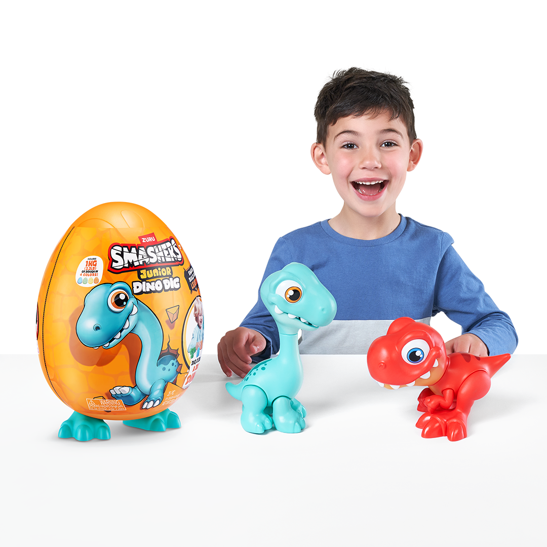 سماشرز بيضة دينو ديغ كبيره الوان متنوعة الصلصال والمعجون Zuru
