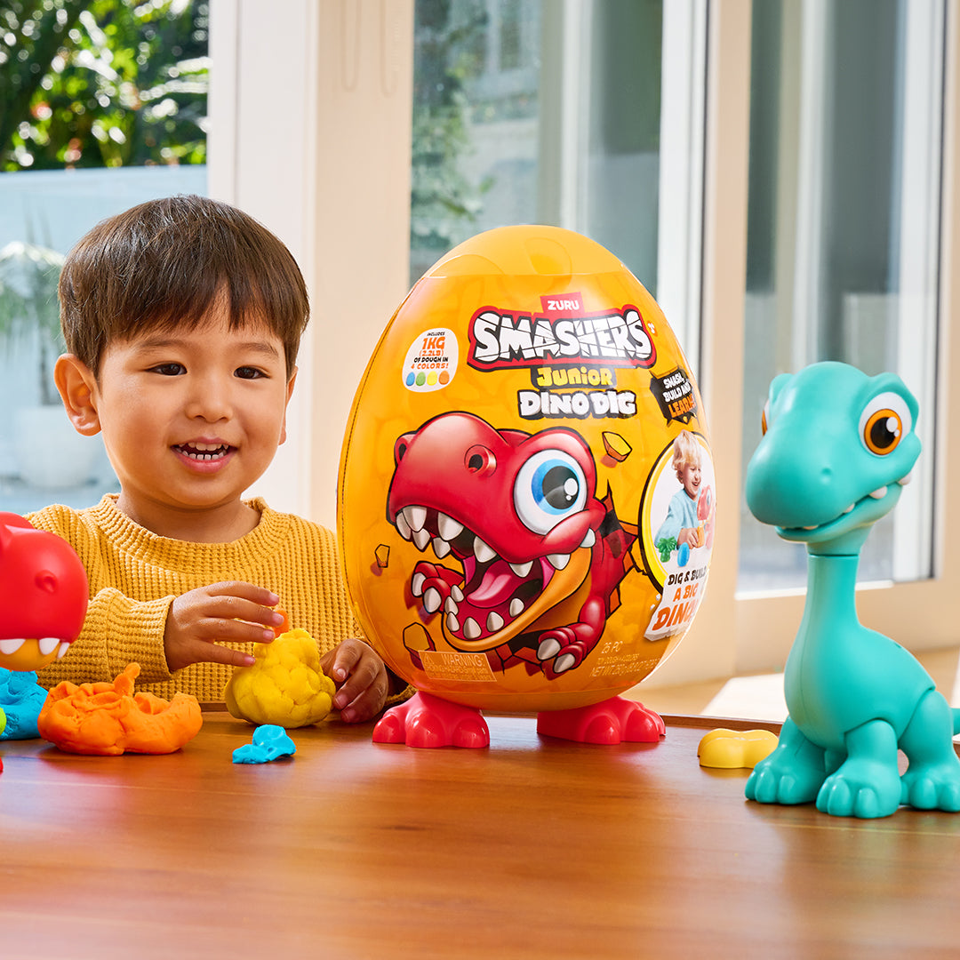 سماشرز بيضة دينو ديغ كبيره الوان متنوعة الصلصال والمعجون Zuru