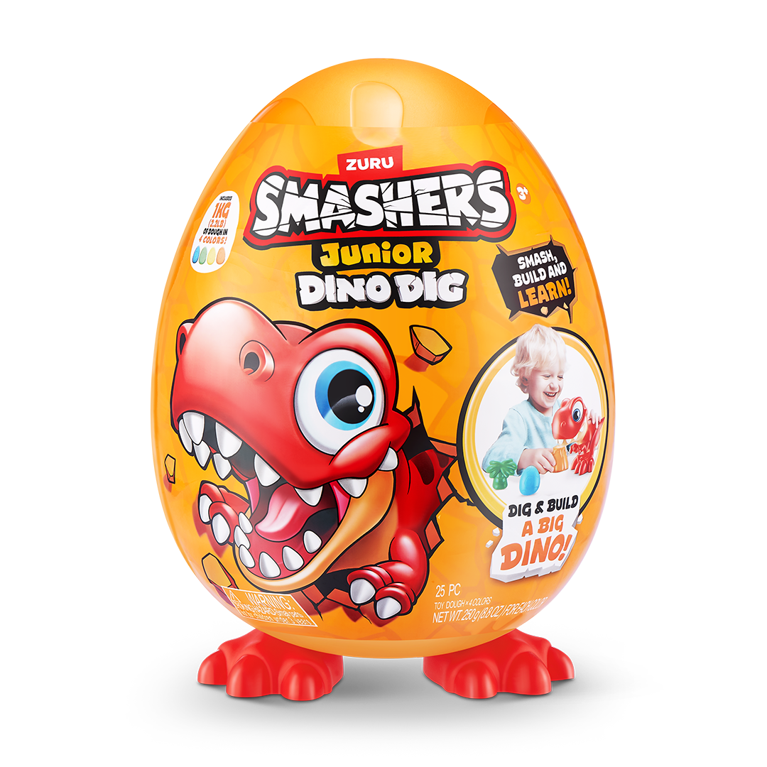 سماشرز بيضة دينو ديغ كبيره الوان متنوعة الصلصال والمعجون Zuru