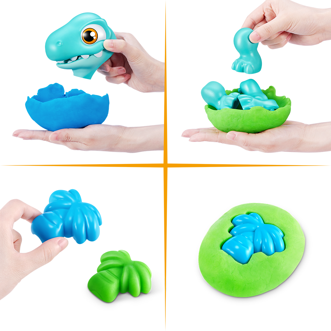 سماشرز بيضة دينو ديغ كبيره الوان متنوعة الصلصال والمعجون Zuru