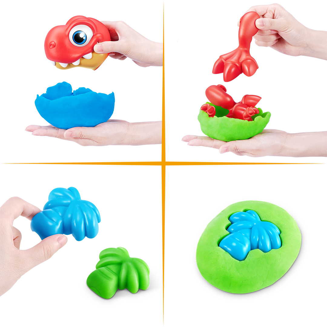 سماشرز بيضة دينو ديغ كبيره الوان متنوعة الصلصال والمعجون Zuru