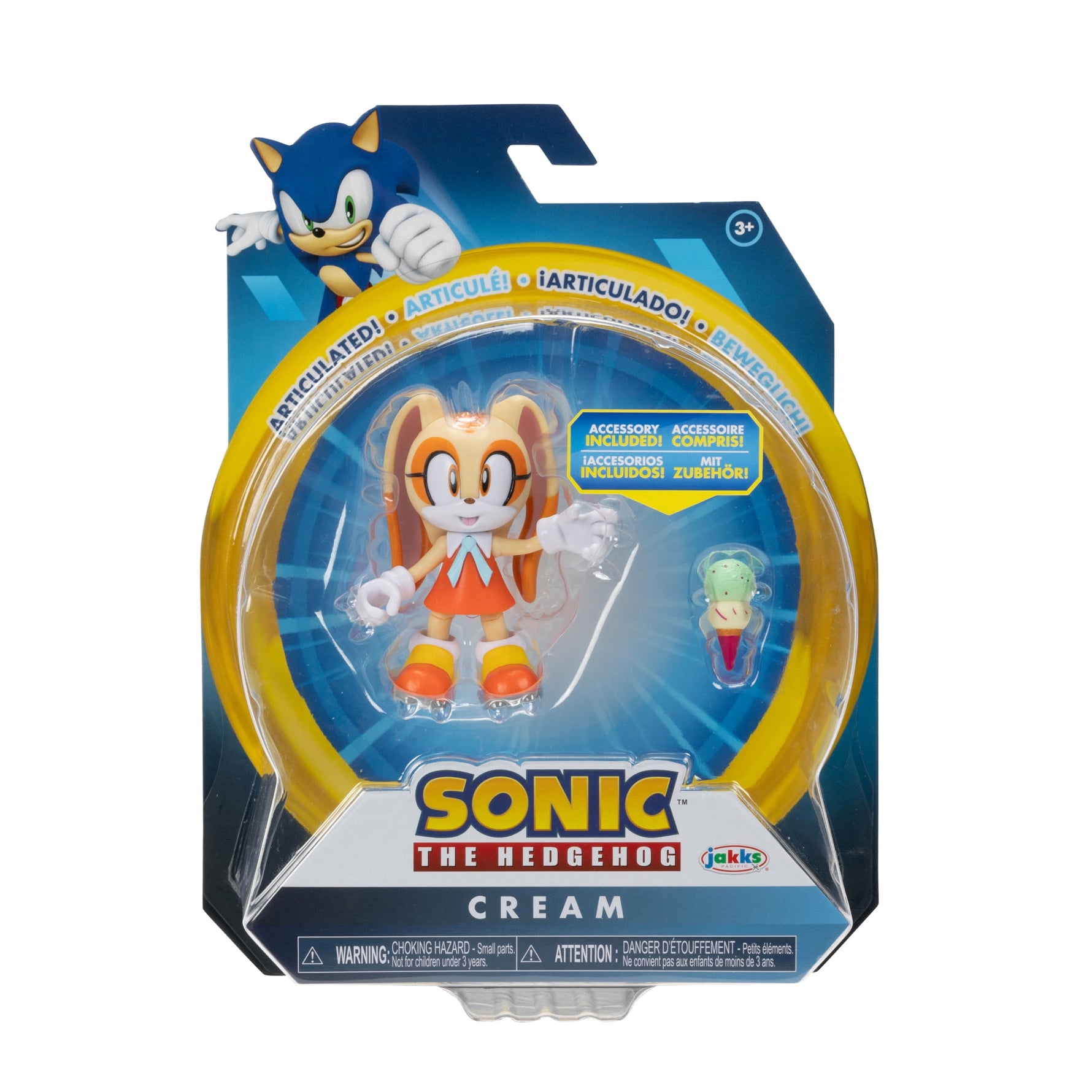 سونيك مجسم القنفذ الكريمي 10 سم مجسمات الشخصيات Sonic