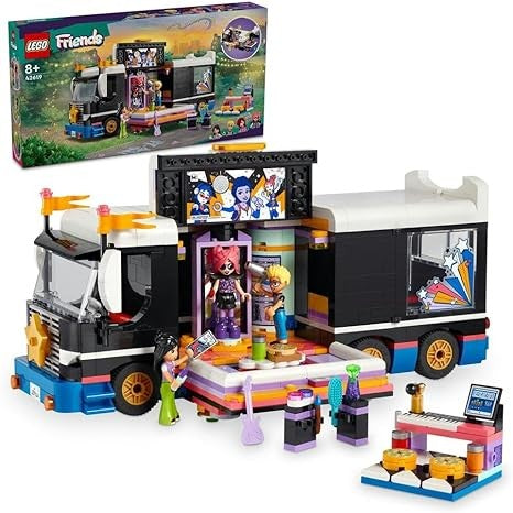 ليجو فريندز العاب مكعبات بناء باص بوب ستار مكعبات التركيب LEGO