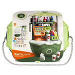 شنطة سوبرماركت 4 في 1 مع اكسسوارات التسوق والوظائف LOCAL