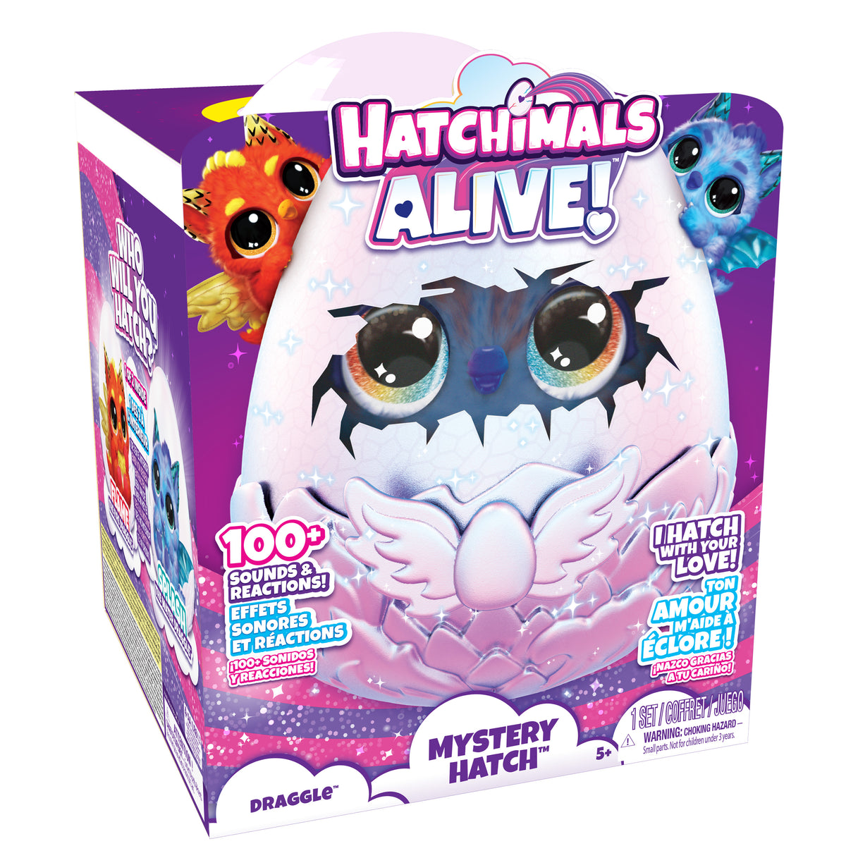 هاتشيمالز اللايف بيضة دراجل القطنية الالعاب القطنية Hatchimals