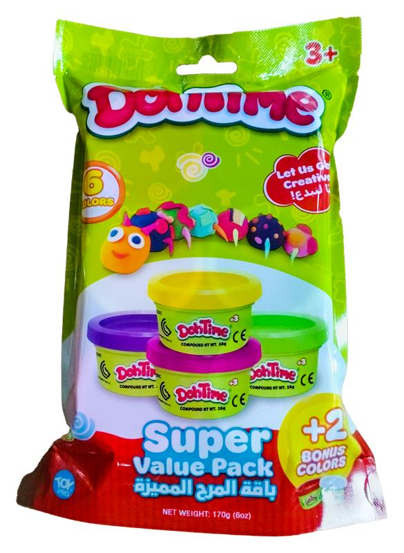 دوه تايم صلصال 6 قطع الصلصال والمعجون DohTime