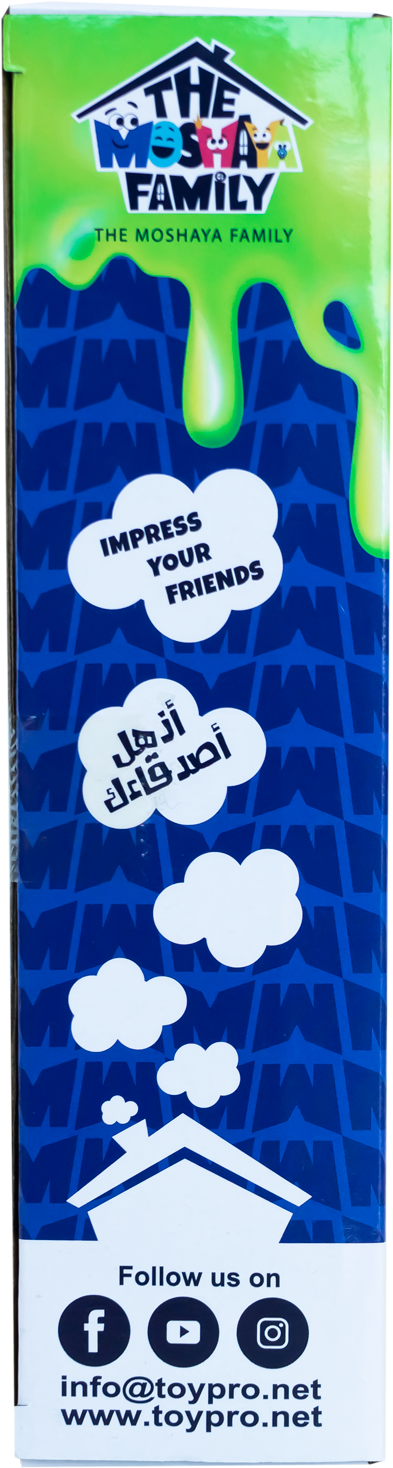عائله مشيع لعب السلايم البراق سلايم The Moshaya Family