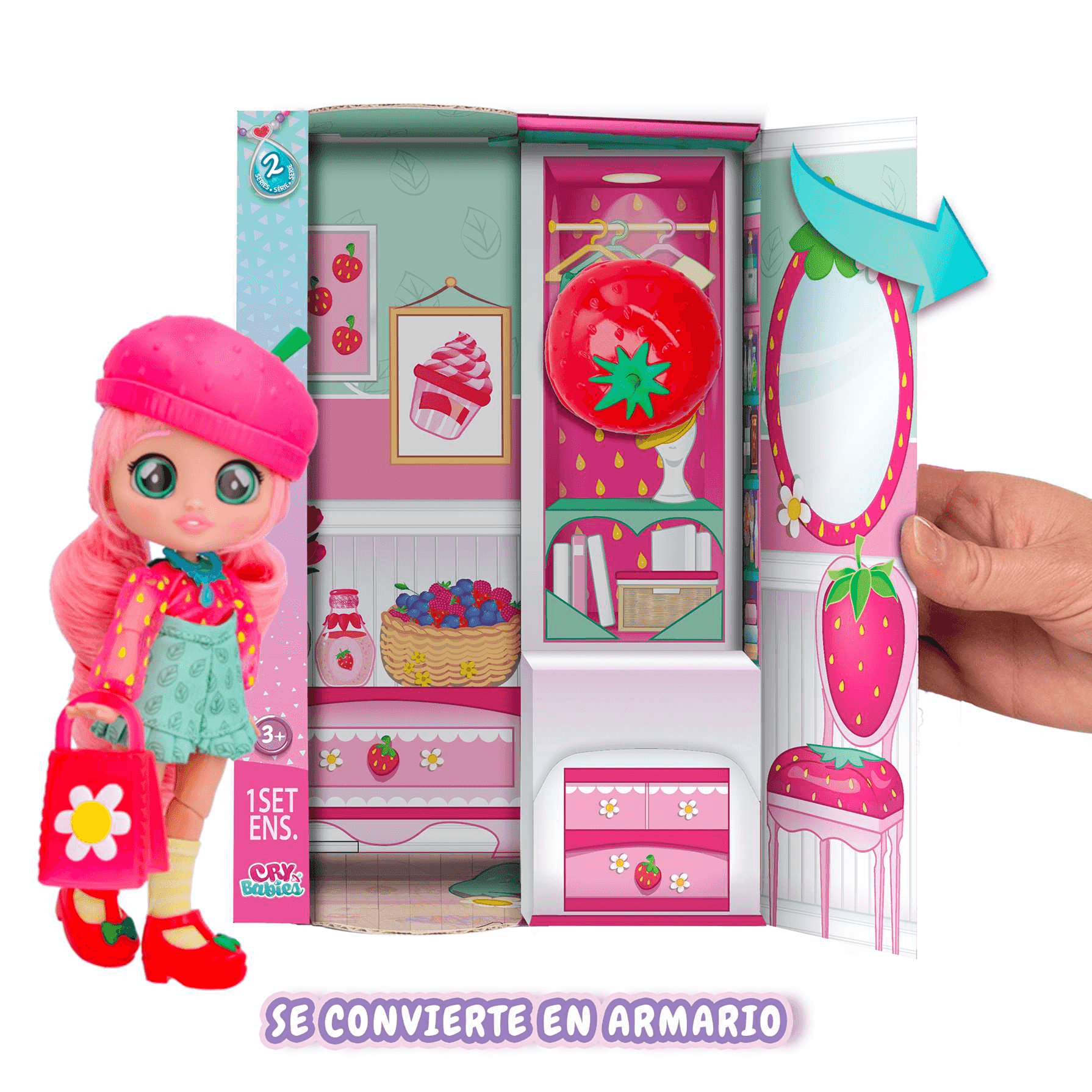 كراي بيبيز دمية ايلا دمية مع اكسسوارات CRY Babies