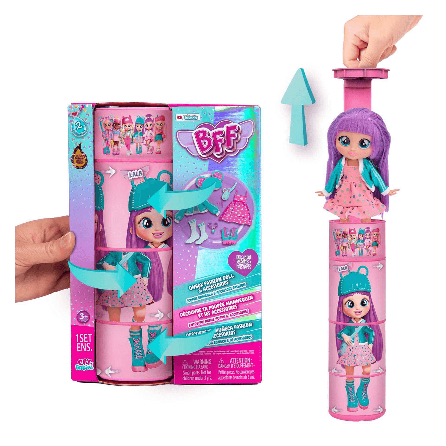 كراي بيبيز دمية لالا دمية مع اكسسوارات CRY Babies