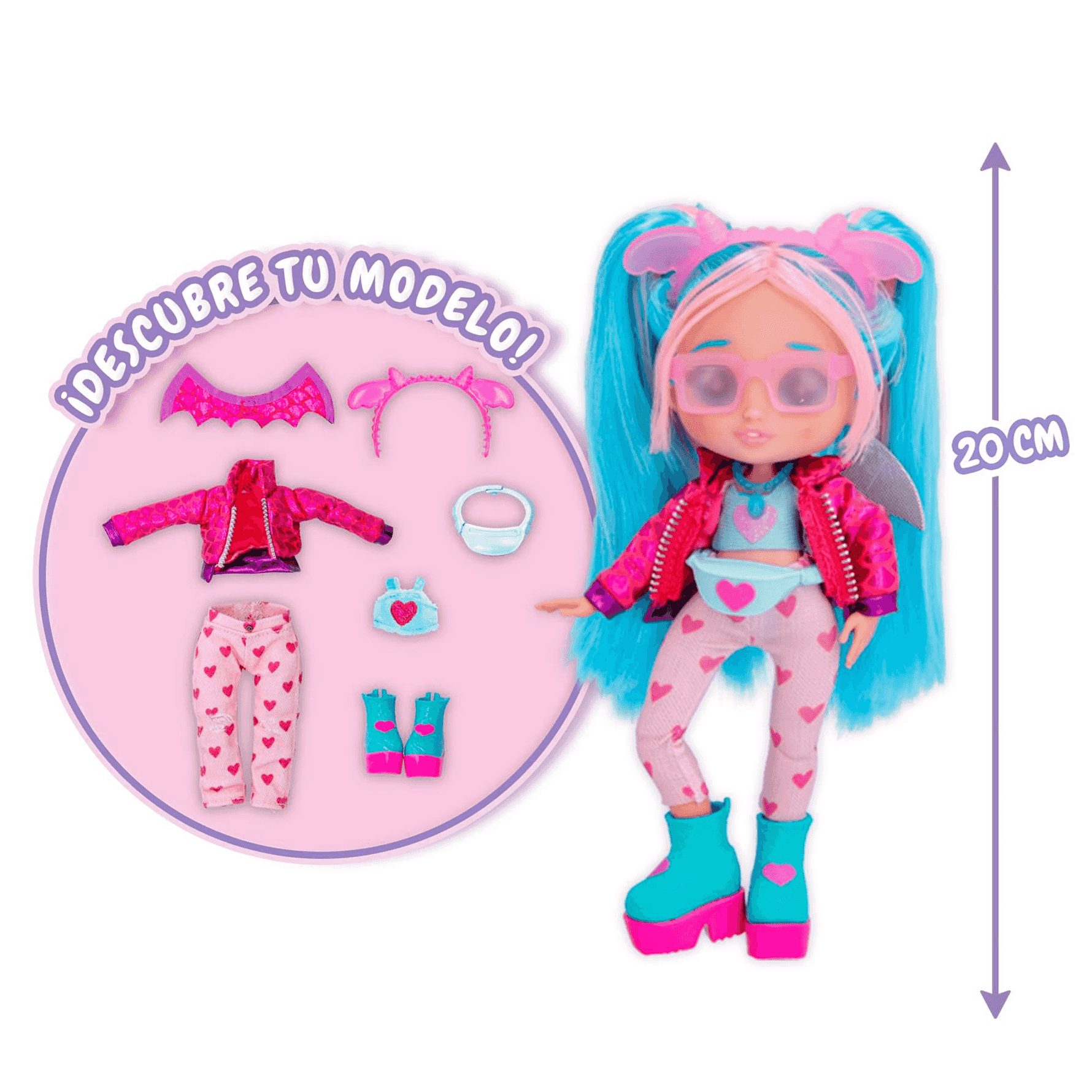 كراي بيبيز دمية بروني دمية مع اكسسوارات CRY Babies